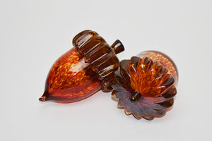 Blown glass acorn